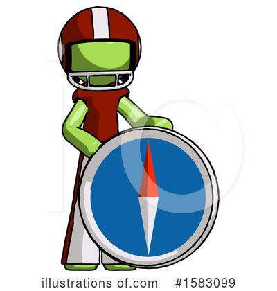 Royalty-Free (RF) Green Design Mascot Clipart Illustration by Leo Blanchette - Stock Sample #1583099