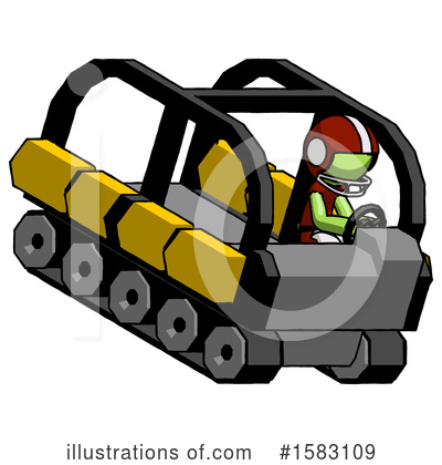 Royalty-Free (RF) Green Design Mascot Clipart Illustration by Leo Blanchette - Stock Sample #1583109