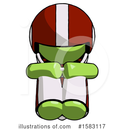 Royalty-Free (RF) Green Design Mascot Clipart Illustration by Leo Blanchette - Stock Sample #1583117