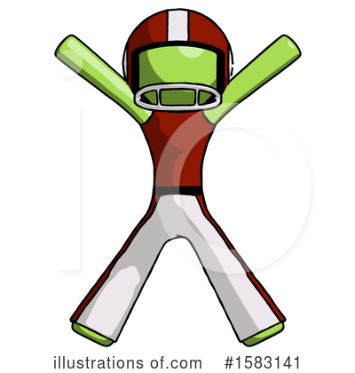 Royalty-Free (RF) Green Design Mascot Clipart Illustration by Leo Blanchette - Stock Sample #1583141