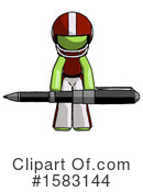 Green Design Mascot Clipart #1583144 by Leo Blanchette