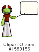 Green Design Mascot Clipart #1583156 by Leo Blanchette