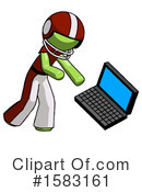 Green Design Mascot Clipart #1583161 by Leo Blanchette