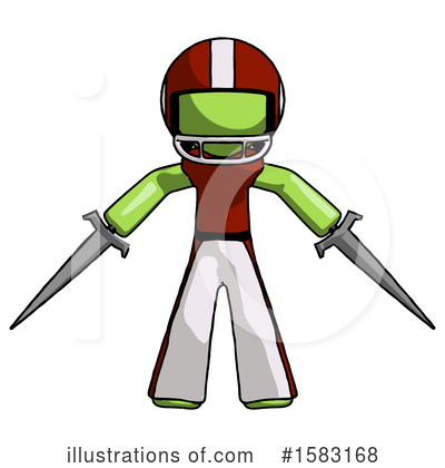 Royalty-Free (RF) Green Design Mascot Clipart Illustration by Leo Blanchette - Stock Sample #1583168