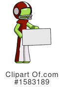 Green Design Mascot Clipart #1583189 by Leo Blanchette