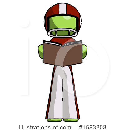 Royalty-Free (RF) Green Design Mascot Clipart Illustration by Leo Blanchette - Stock Sample #1583203