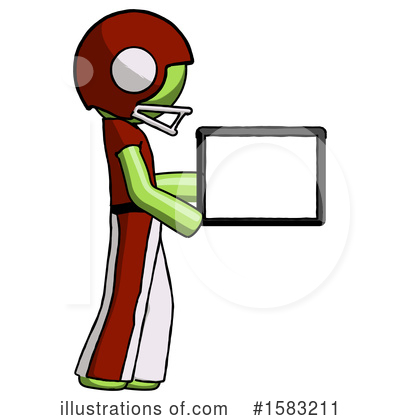 Royalty-Free (RF) Green Design Mascot Clipart Illustration by Leo Blanchette - Stock Sample #1583211