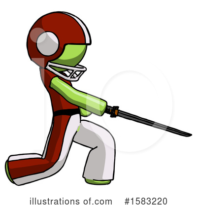 Royalty-Free (RF) Green Design Mascot Clipart Illustration by Leo Blanchette - Stock Sample #1583220