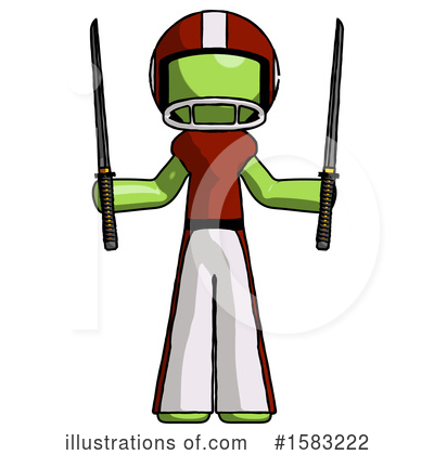 Royalty-Free (RF) Green Design Mascot Clipart Illustration by Leo Blanchette - Stock Sample #1583222