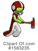 Green Design Mascot Clipart #1583235 by Leo Blanchette