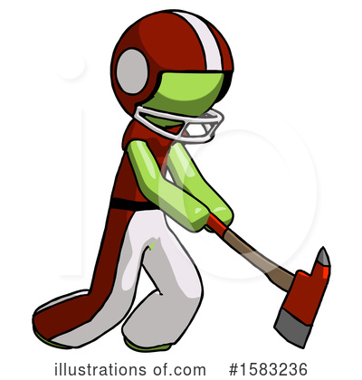 Royalty-Free (RF) Green Design Mascot Clipart Illustration by Leo Blanchette - Stock Sample #1583236