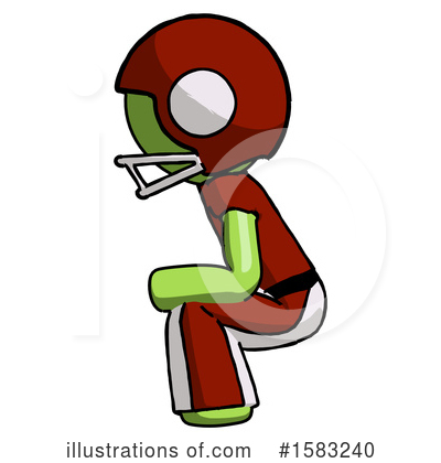 Royalty-Free (RF) Green Design Mascot Clipart Illustration by Leo Blanchette - Stock Sample #1583240
