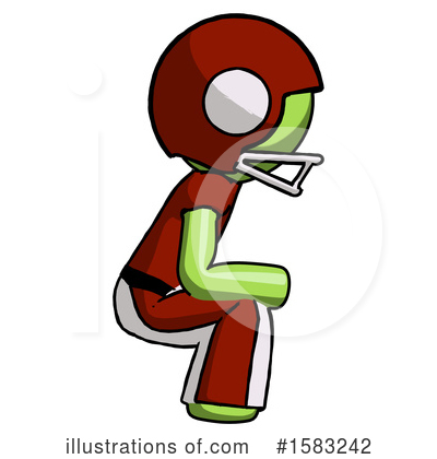 Royalty-Free (RF) Green Design Mascot Clipart Illustration by Leo Blanchette - Stock Sample #1583242