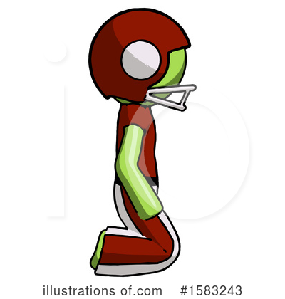 Royalty-Free (RF) Green Design Mascot Clipart Illustration by Leo Blanchette - Stock Sample #1583243