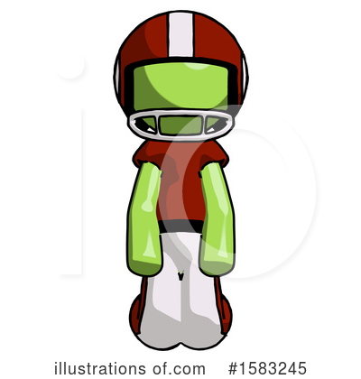 Royalty-Free (RF) Green Design Mascot Clipart Illustration by Leo Blanchette - Stock Sample #1583245