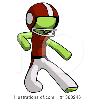 Royalty-Free (RF) Green Design Mascot Clipart Illustration by Leo Blanchette - Stock Sample #1583246