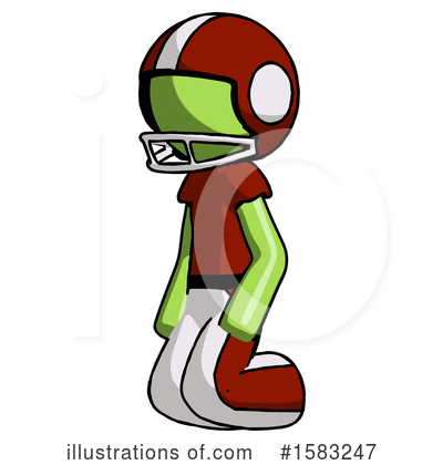 Royalty-Free (RF) Green Design Mascot Clipart Illustration by Leo Blanchette - Stock Sample #1583247