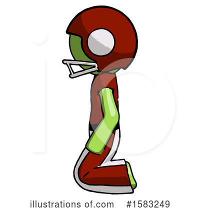 Royalty-Free (RF) Green Design Mascot Clipart Illustration by Leo Blanchette - Stock Sample #1583249