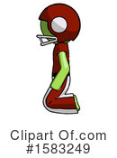 Green Design Mascot Clipart #1583249 by Leo Blanchette