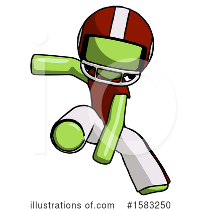 Royalty-Free (RF) Green Design Mascot Clipart Illustration by Leo Blanchette - Stock Sample #1583250