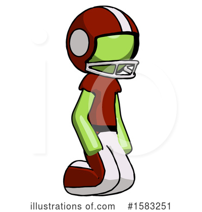 Royalty-Free (RF) Green Design Mascot Clipart Illustration by Leo Blanchette - Stock Sample #1583251