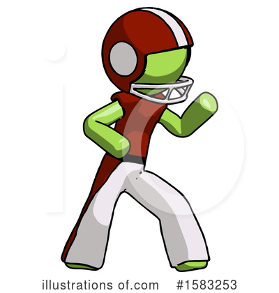 Royalty-Free (RF) Green Design Mascot Clipart Illustration by Leo Blanchette - Stock Sample #1583253