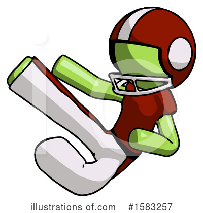 Royalty-Free (RF) Green Design Mascot Clipart Illustration by Leo Blanchette - Stock Sample #1583257