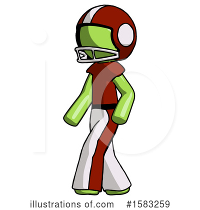Royalty-Free (RF) Green Design Mascot Clipart Illustration by Leo Blanchette - Stock Sample #1583259