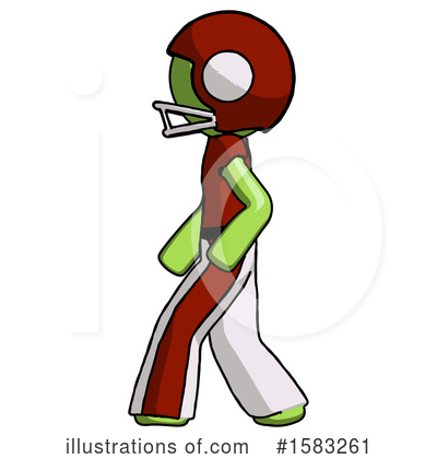 Royalty-Free (RF) Green Design Mascot Clipart Illustration by Leo Blanchette - Stock Sample #1583261