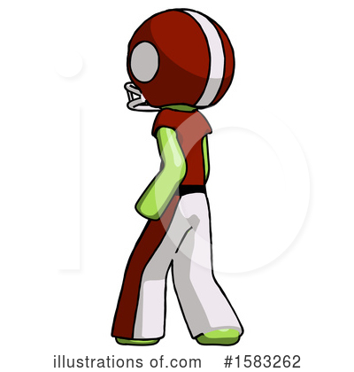 Royalty-Free (RF) Green Design Mascot Clipart Illustration by Leo Blanchette - Stock Sample #1583262