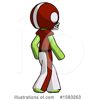 Royalty-Free (RF) Green Design Mascot Clipart Illustration by Leo Blanchette - Stock Sample #1583263