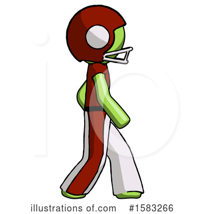Royalty-Free (RF) Green Design Mascot Clipart Illustration by Leo Blanchette - Stock Sample #1583266