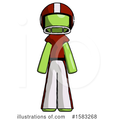 Royalty-Free (RF) Green Design Mascot Clipart Illustration by Leo Blanchette - Stock Sample #1583268