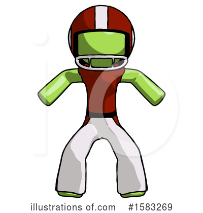 Royalty-Free (RF) Green Design Mascot Clipart Illustration by Leo Blanchette - Stock Sample #1583269
