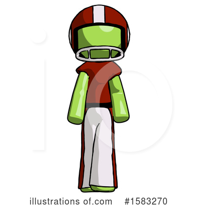 Royalty-Free (RF) Green Design Mascot Clipart Illustration by Leo Blanchette - Stock Sample #1583270