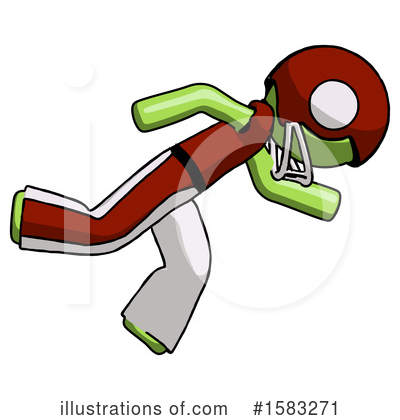 Royalty-Free (RF) Green Design Mascot Clipart Illustration by Leo Blanchette - Stock Sample #1583271