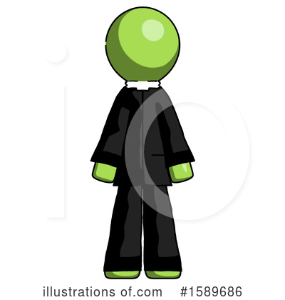 Royalty-Free (RF) Green Design Mascot Clipart Illustration by Leo Blanchette - Stock Sample #1589686