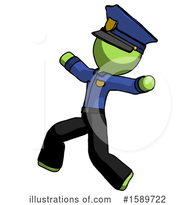 Royalty-Free (RF) Green Design Mascot Clipart Illustration by Leo Blanchette - Stock Sample #1589722