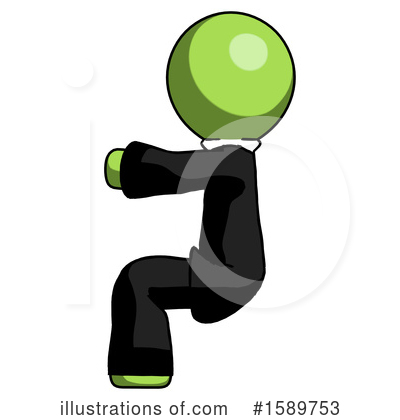 Royalty-Free (RF) Green Design Mascot Clipart Illustration by Leo Blanchette - Stock Sample #1589753
