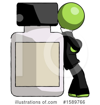 Royalty-Free (RF) Green Design Mascot Clipart Illustration by Leo Blanchette - Stock Sample #1589766