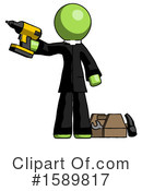 Green Design Mascot Clipart #1589817 by Leo Blanchette