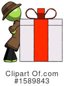 Green Design Mascot Clipart #1589843 by Leo Blanchette