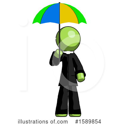 Royalty-Free (RF) Green Design Mascot Clipart Illustration by Leo Blanchette - Stock Sample #1589854
