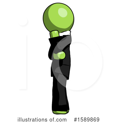 Royalty-Free (RF) Green Design Mascot Clipart Illustration by Leo Blanchette - Stock Sample #1589869