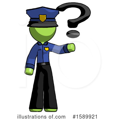 Royalty-Free (RF) Green Design Mascot Clipart Illustration by Leo Blanchette - Stock Sample #1589921