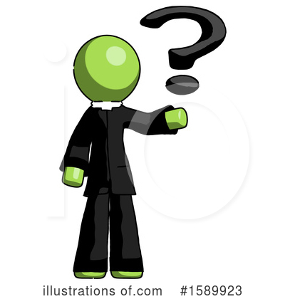 Royalty-Free (RF) Green Design Mascot Clipart Illustration by Leo Blanchette - Stock Sample #1589923