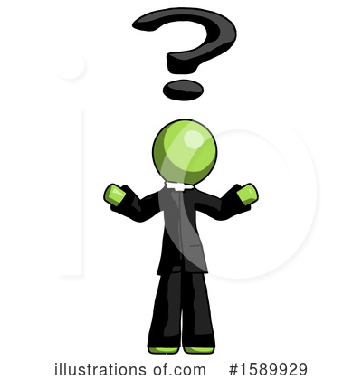 Royalty-Free (RF) Green Design Mascot Clipart Illustration by Leo Blanchette - Stock Sample #1589929