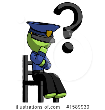 Royalty-Free (RF) Green Design Mascot Clipart Illustration by Leo Blanchette - Stock Sample #1589930
