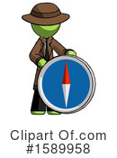 Green Design Mascot Clipart #1589958 by Leo Blanchette