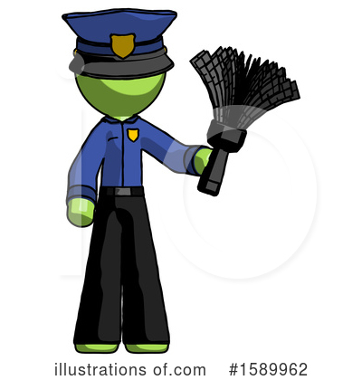 Royalty-Free (RF) Green Design Mascot Clipart Illustration by Leo Blanchette - Stock Sample #1589962